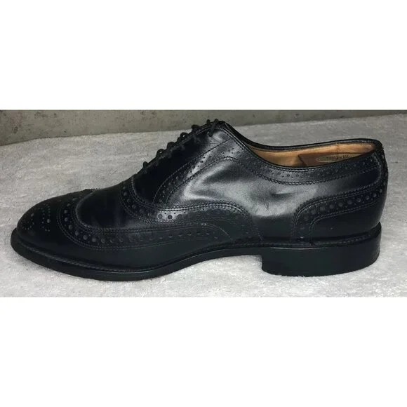 Allen Edmonds Broadstreet Black Leather Oxfords Dress Shoes Men's Size 10E - Picture 5 of 10